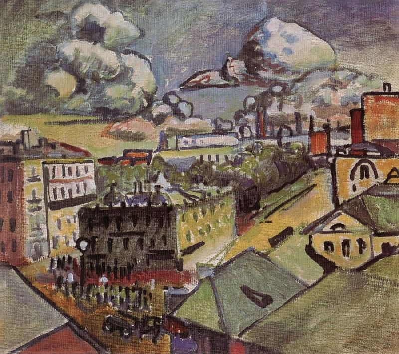 Wassily Kandinsky Moszkva,Zubov ter oil painting picture